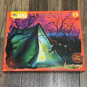 GOOSEBUMPS 1995 Milton Bradley 100 piece puzzle Welcome to camp nightmare #9 NEW